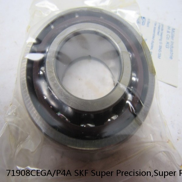 71908CEGA/P4A SKF Super Precision,Super Precision Bearings,Super Precision Angular Contact,71900 Series,15 Degree Contact Angle